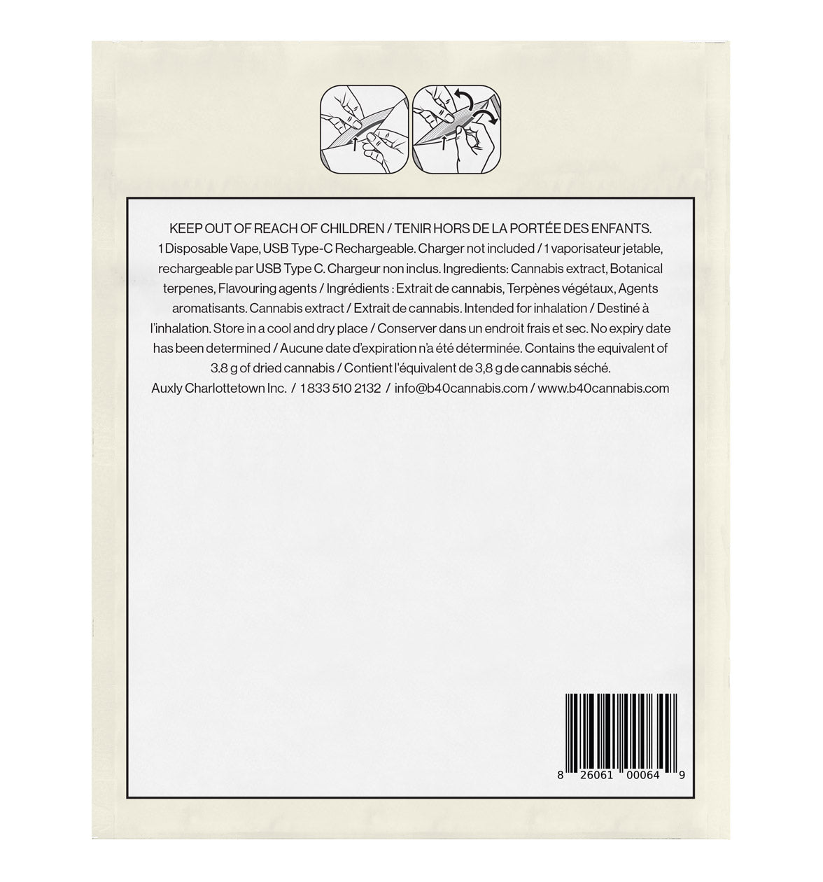 White Freeze All-in-One Vape