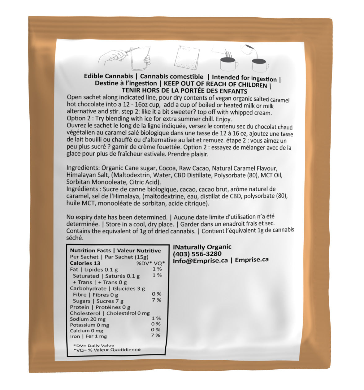 Emprise Rapid: Salted Caramel Hot Chocolate