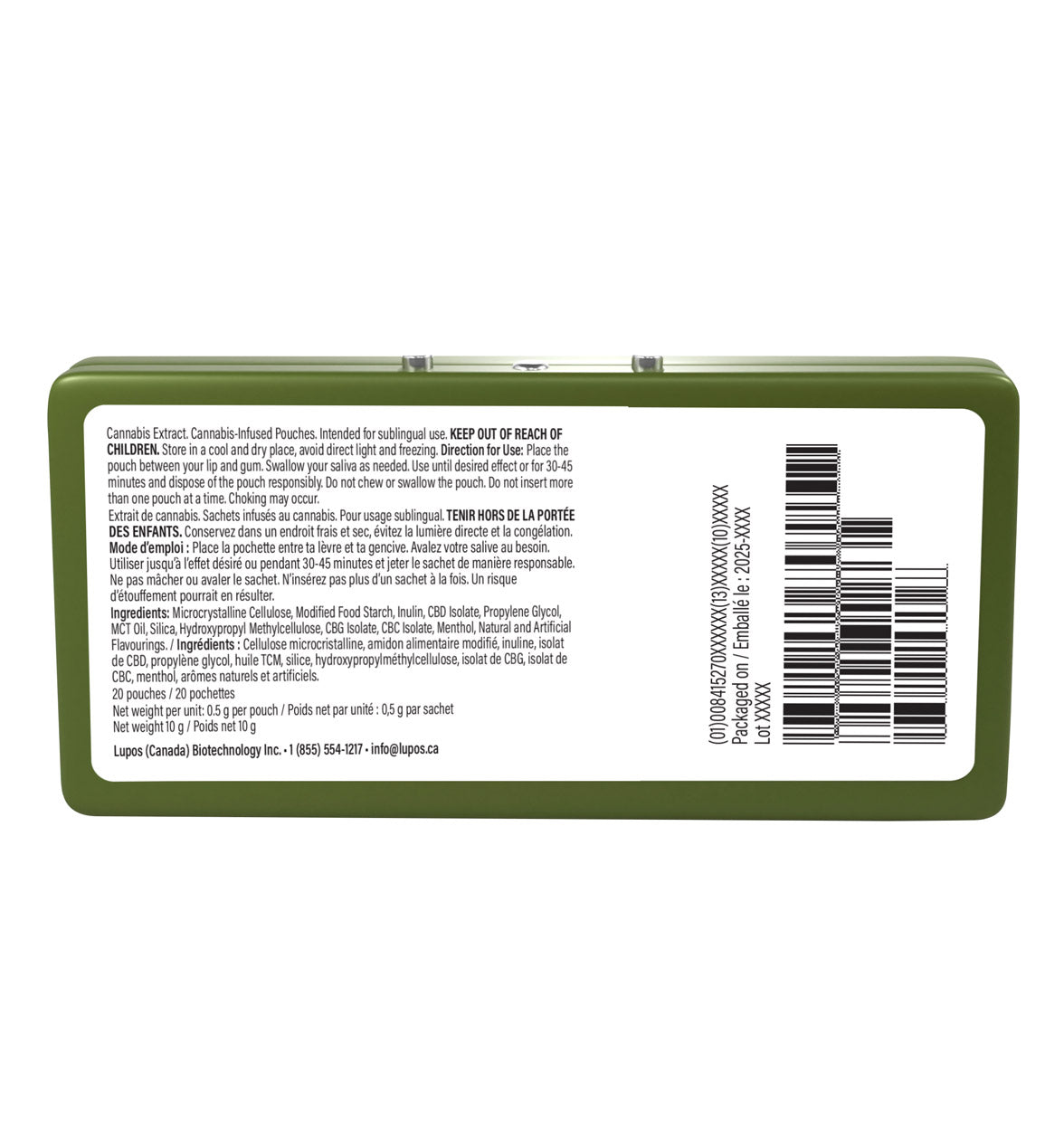 Daily THC-Free Mint Relief Dips