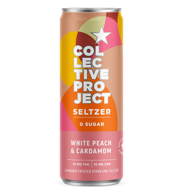 White Peach & Cardamom Sparkling Botanical Water