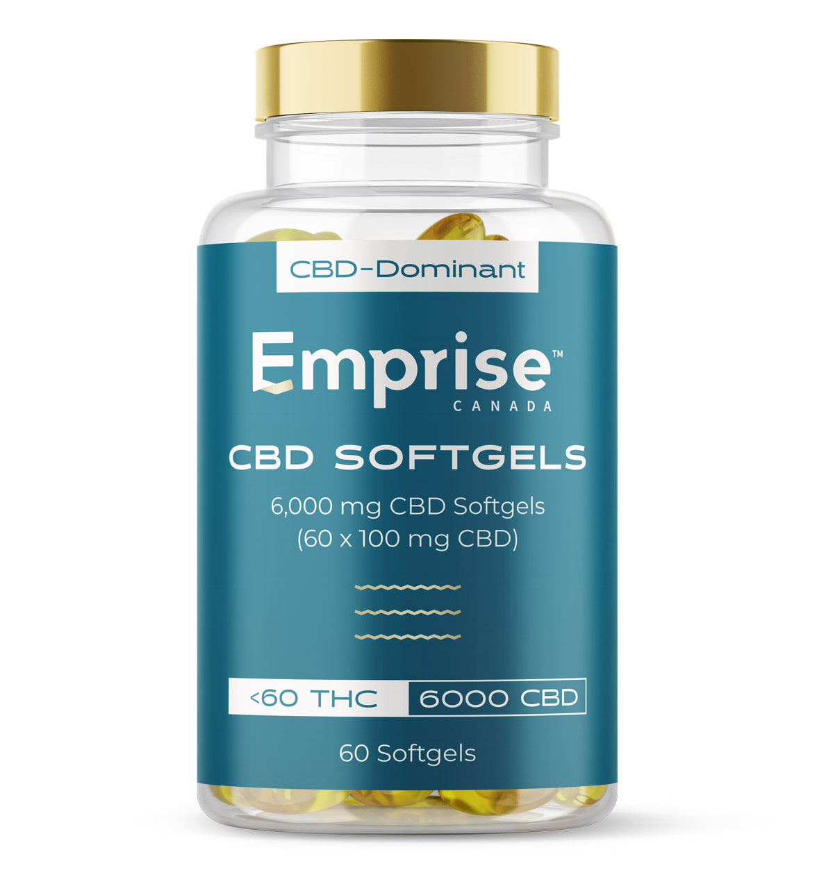 6000 mg CBD Softgels