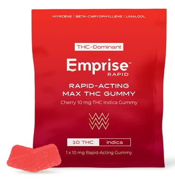 Jujube végétalien indica Cerise 10 mg de THC