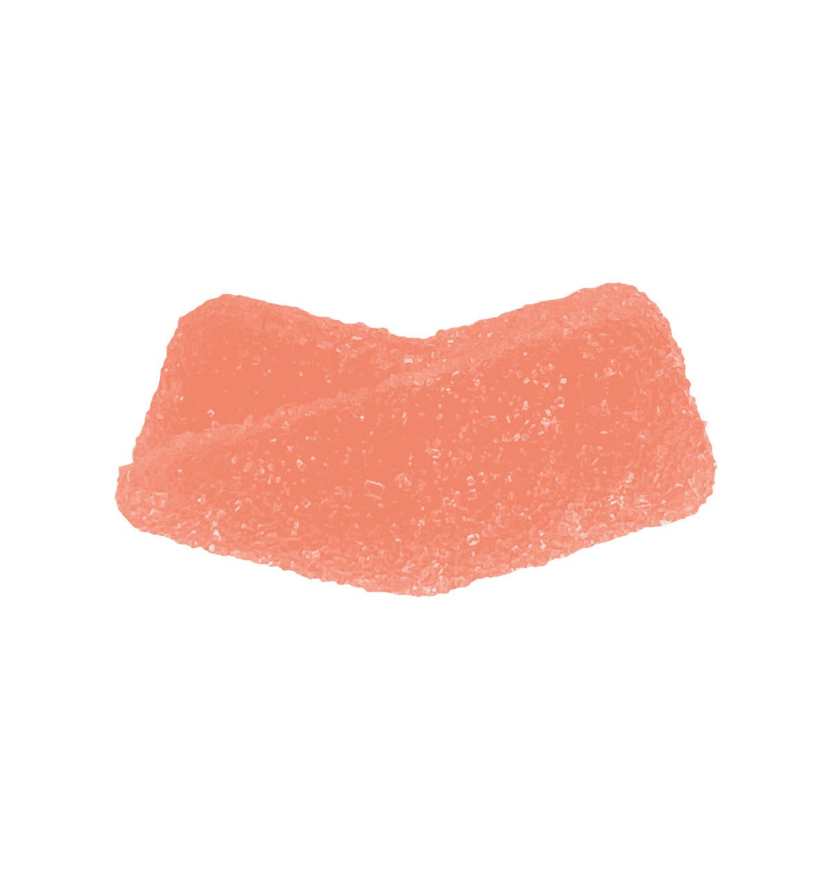 Peach 10 mg THC 10 mg CBD Vegan Gummy