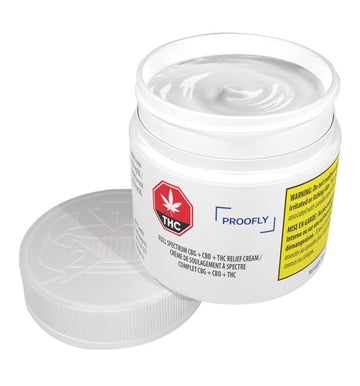 Crème de soulagement à spectre complet CBG + CBD + THC