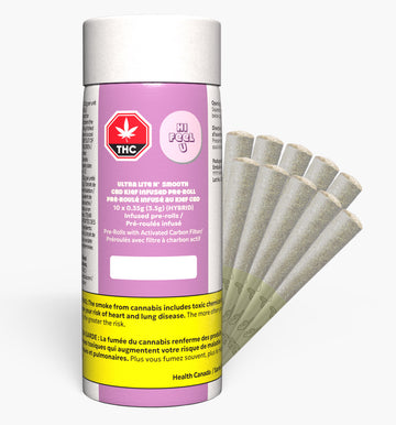 Ultra Lite N’ Smooth CBD Kief Infused Pre-Rolls (10 x 0.35g)