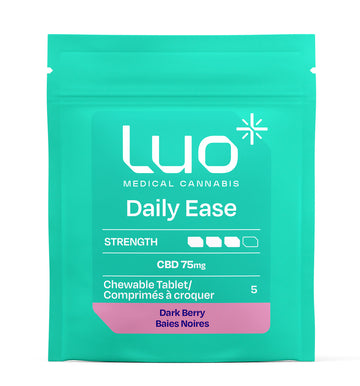 Comprimés de CBD à croquer 75 mg baies noires (sachet échantillon)