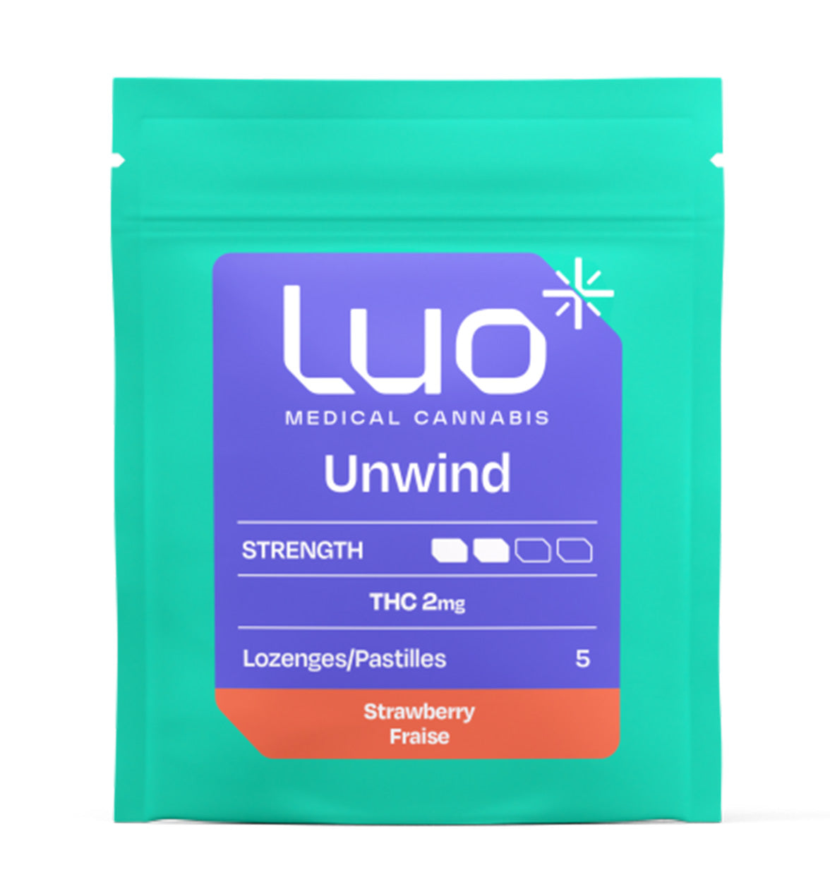 Strawberry 2mg THC Lozenge