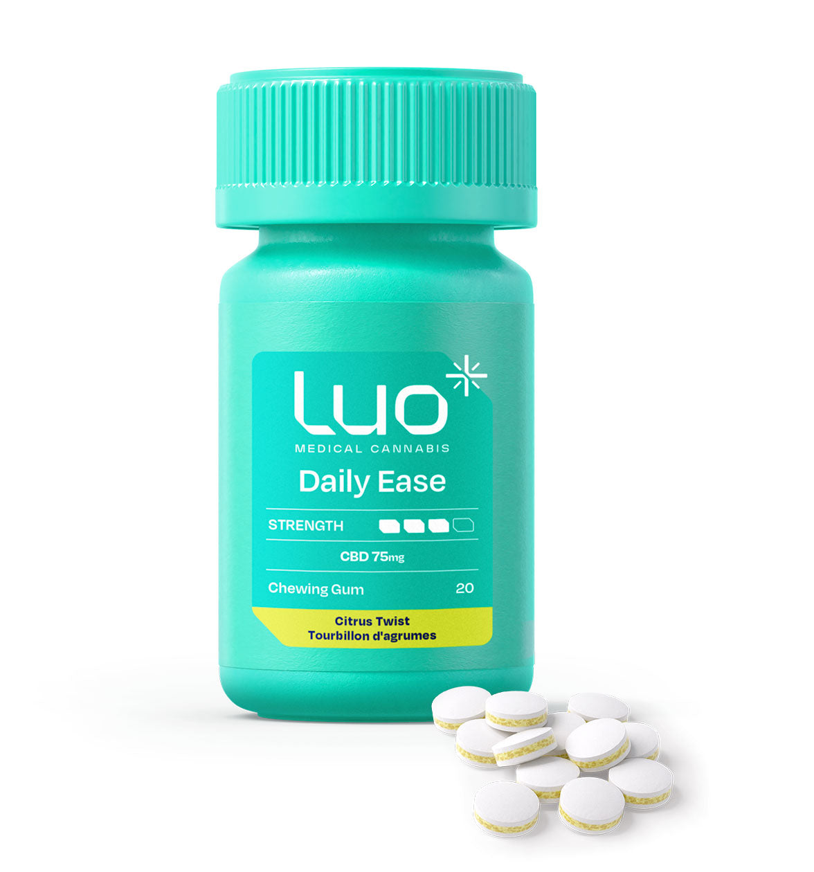 Luo® Citrus Twist CBD Gum 75 mg