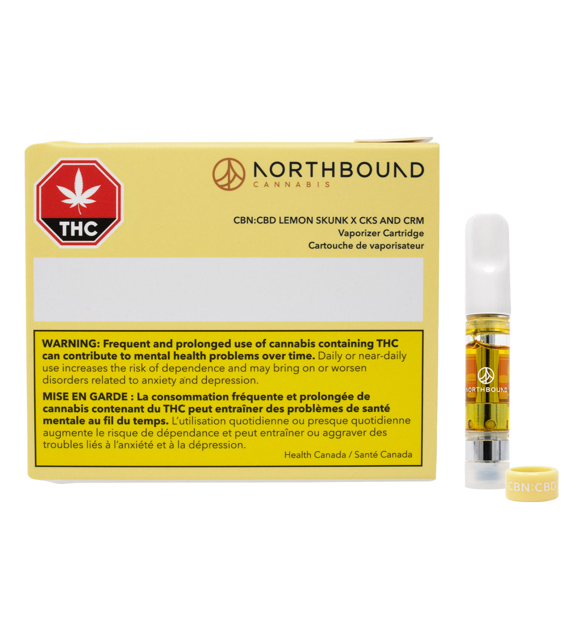 CBN: CBD Lemon Skunk x CKS & CRM 510 Vape Cartridge