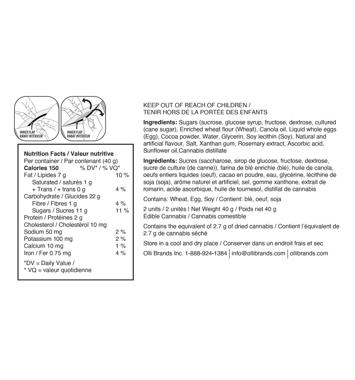 Chocolate Brownies 2:1