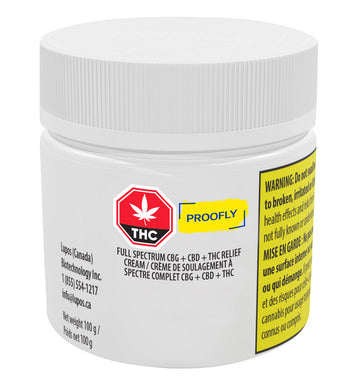 Full Spectrum CBG + CBD + THC Relief Cream
